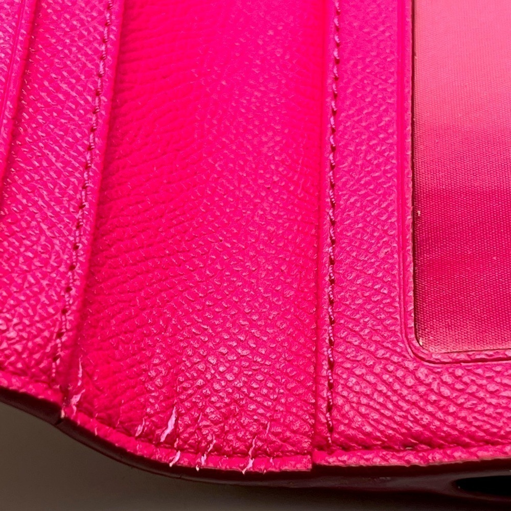 Coach brown leather signature Charlie C snap wallet pink interior A1532 … - Picture 11 of 16